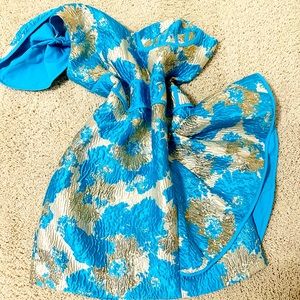 Cute stylish mini blue dress